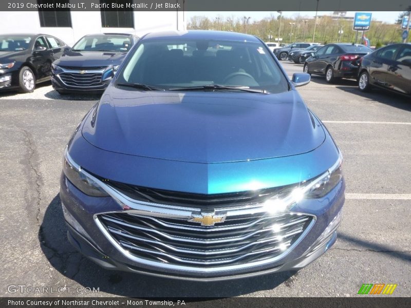 Pacific Blue Metallic / Jet Black 2019 Chevrolet Malibu LT