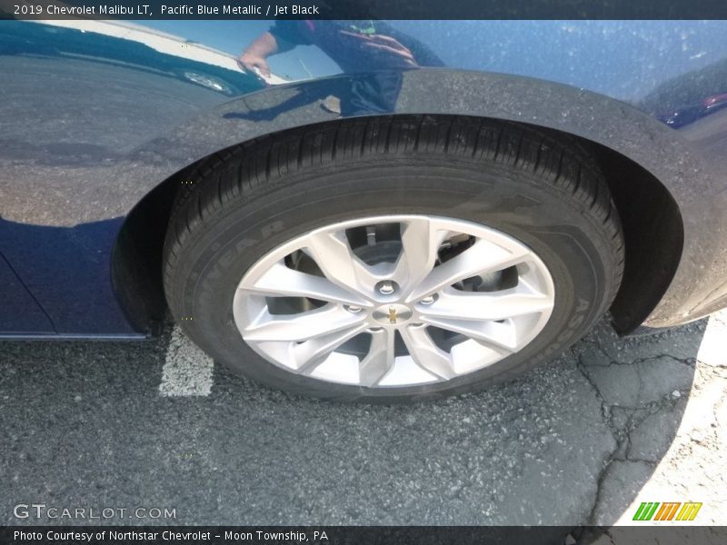 Pacific Blue Metallic / Jet Black 2019 Chevrolet Malibu LT