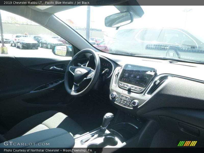 Pacific Blue Metallic / Jet Black 2019 Chevrolet Malibu LT