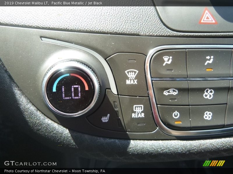 Pacific Blue Metallic / Jet Black 2019 Chevrolet Malibu LT