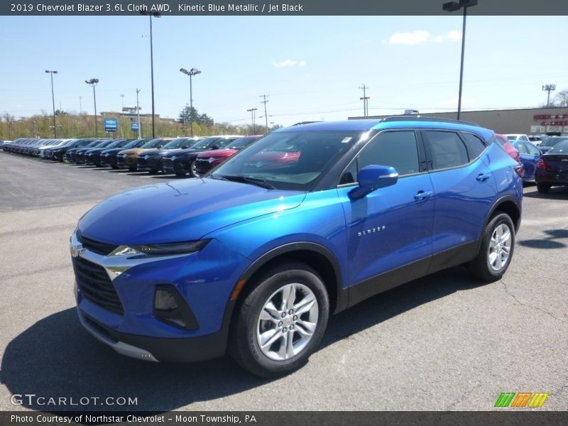 Kinetic Blue Metallic / Jet Black 2019 Chevrolet Blazer 3.6L Cloth AWD