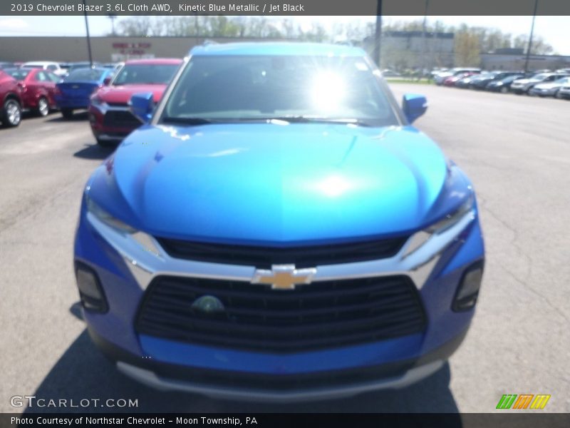 Kinetic Blue Metallic / Jet Black 2019 Chevrolet Blazer 3.6L Cloth AWD