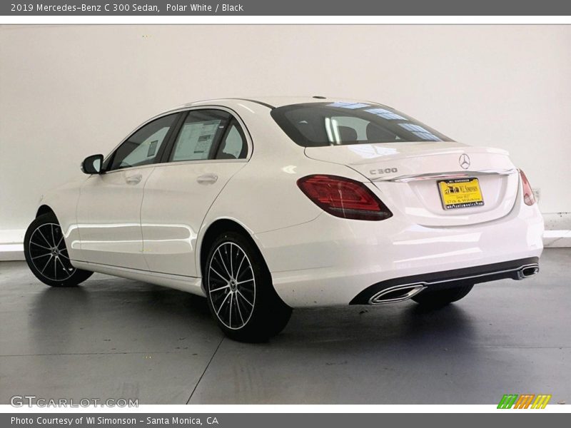 Polar White / Black 2019 Mercedes-Benz C 300 Sedan