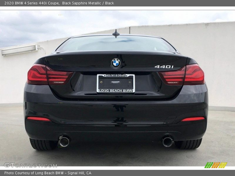 Black Sapphire Metallic / Black 2020 BMW 4 Series 440i Coupe