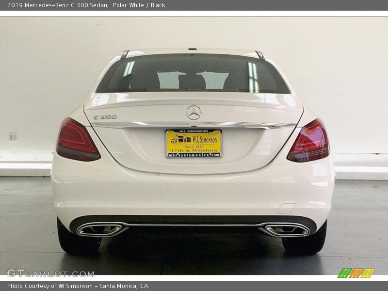 Polar White / Black 2019 Mercedes-Benz C 300 Sedan