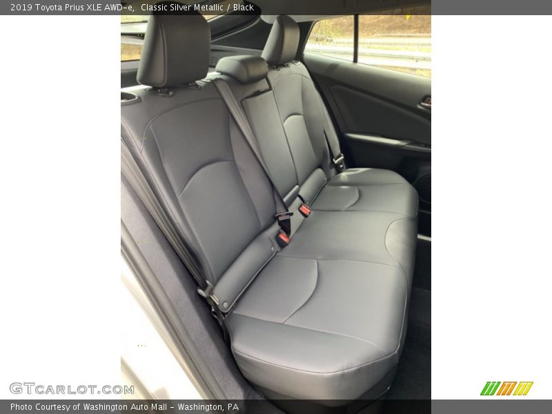 Rear Seat of 2019 Prius XLE AWD-e