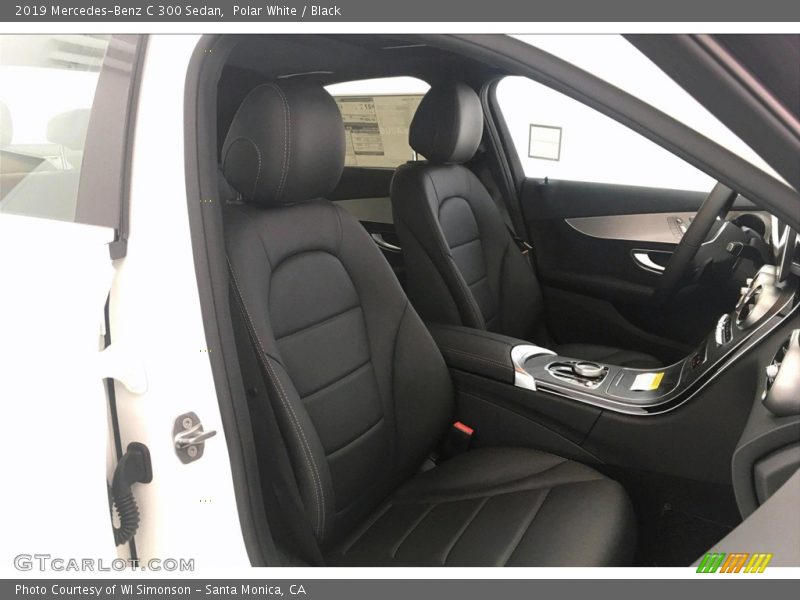 Polar White / Black 2019 Mercedes-Benz C 300 Sedan