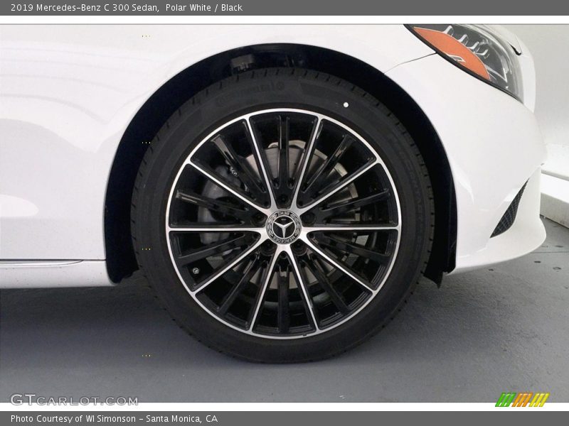 Polar White / Black 2019 Mercedes-Benz C 300 Sedan