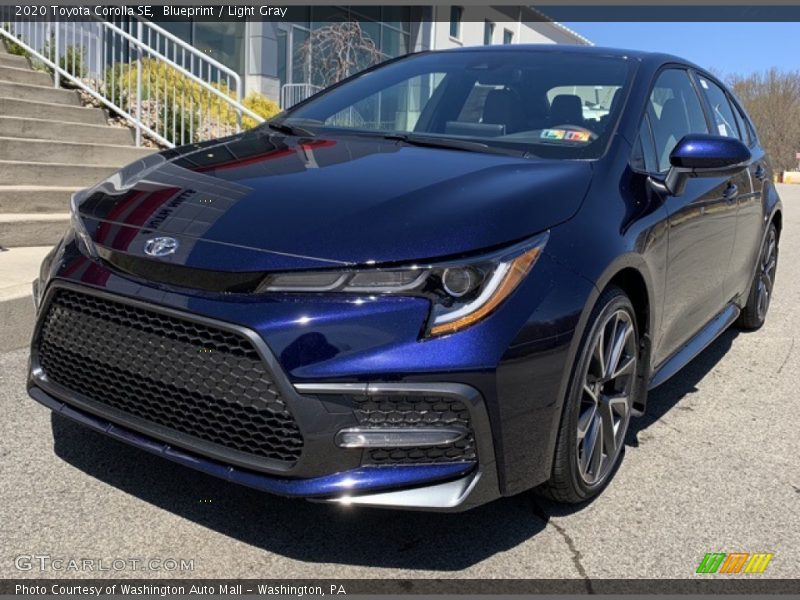 Blueprint / Light Gray 2020 Toyota Corolla SE