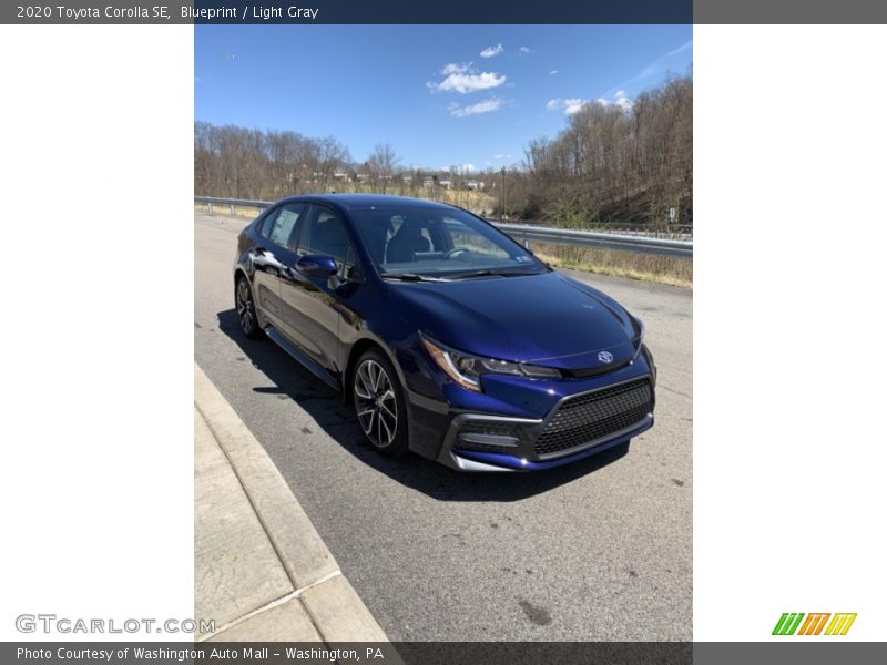 Blueprint / Light Gray 2020 Toyota Corolla SE