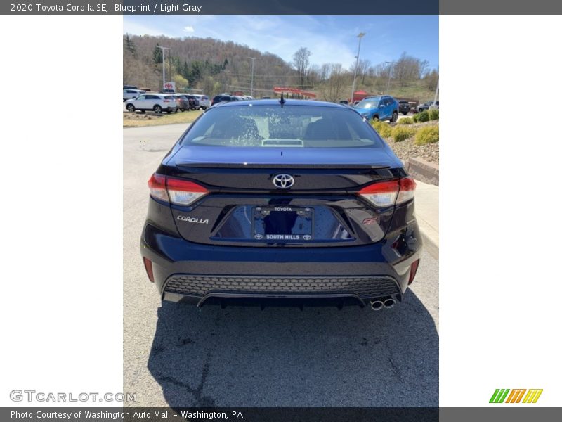 Blueprint / Light Gray 2020 Toyota Corolla SE
