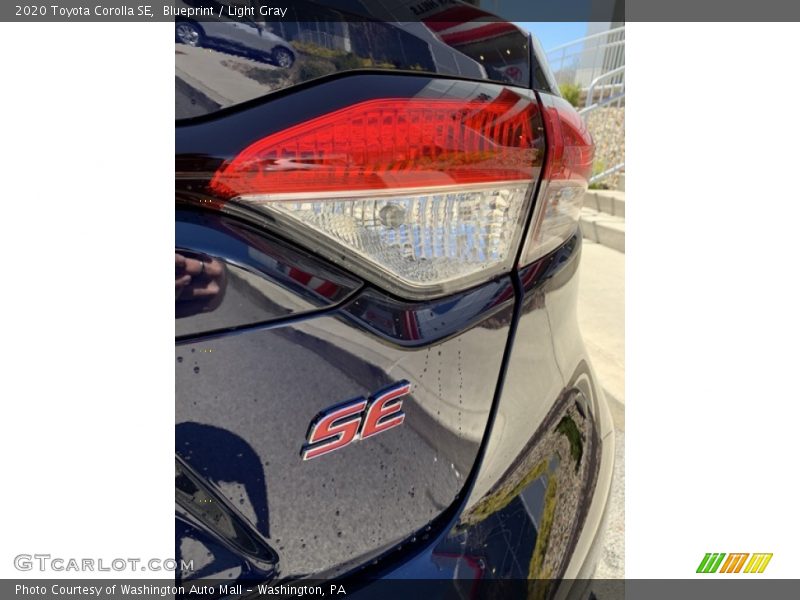 Blueprint / Light Gray 2020 Toyota Corolla SE
