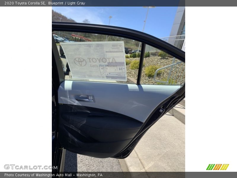 Blueprint / Light Gray 2020 Toyota Corolla SE