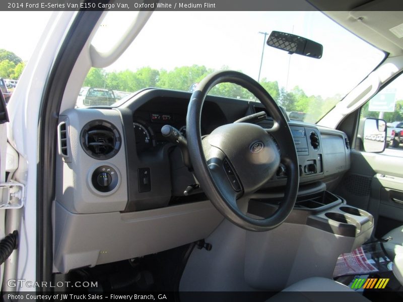 Oxford White / Medium Flint 2014 Ford E-Series Van E150 Cargo Van