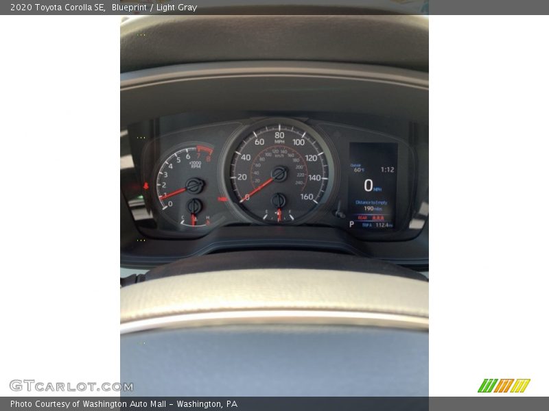 Blueprint / Light Gray 2020 Toyota Corolla SE