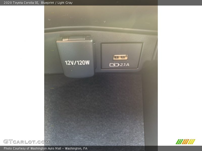 Blueprint / Light Gray 2020 Toyota Corolla SE