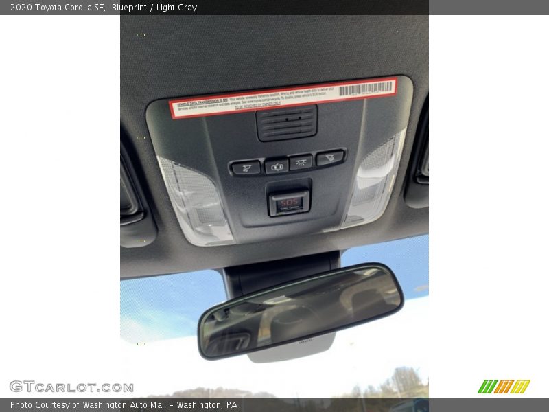 Blueprint / Light Gray 2020 Toyota Corolla SE