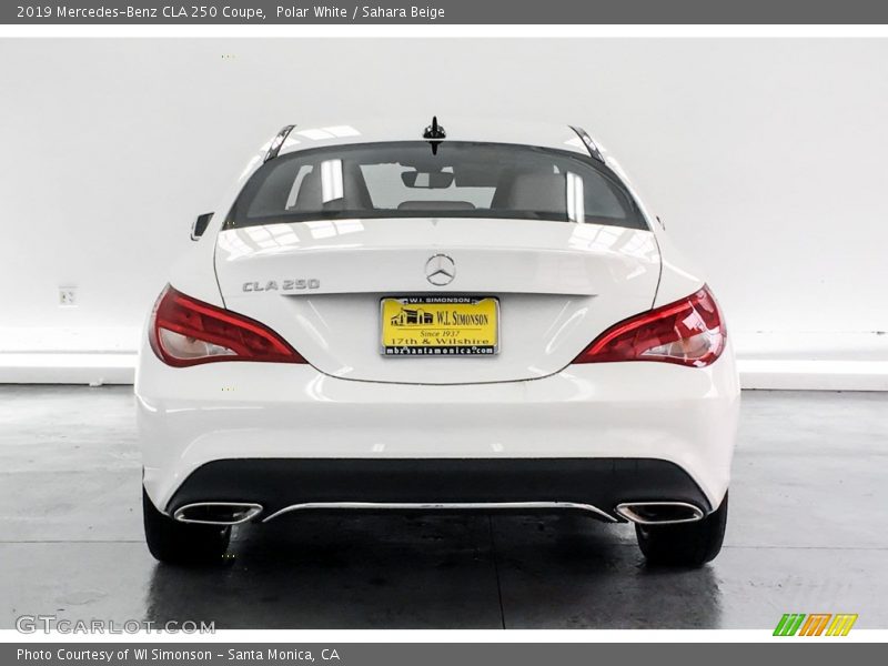 Polar White / Sahara Beige 2019 Mercedes-Benz CLA 250 Coupe