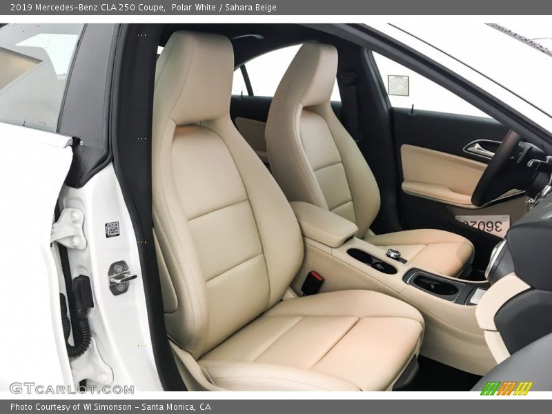 Polar White / Sahara Beige 2019 Mercedes-Benz CLA 250 Coupe