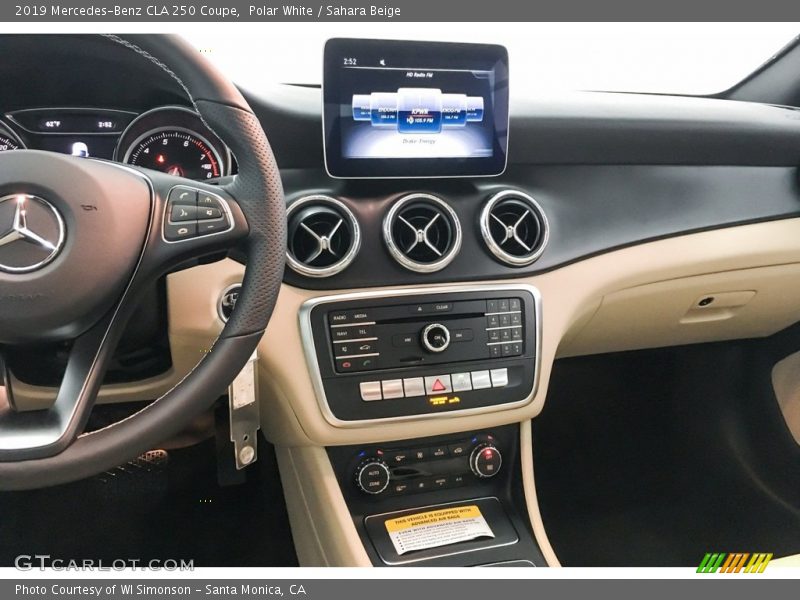 Polar White / Sahara Beige 2019 Mercedes-Benz CLA 250 Coupe