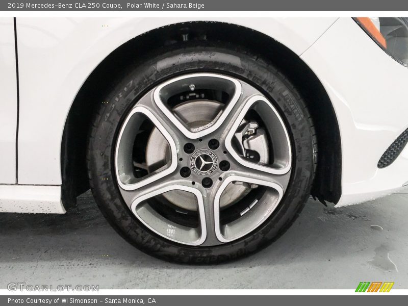 Polar White / Sahara Beige 2019 Mercedes-Benz CLA 250 Coupe