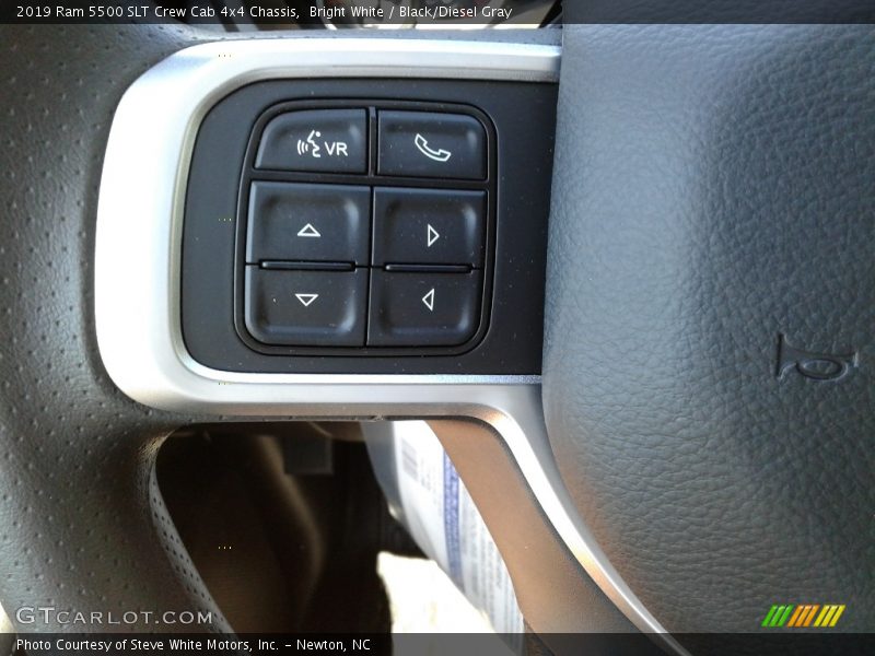 Bright White / Black/Diesel Gray 2019 Ram 5500 SLT Crew Cab 4x4 Chassis