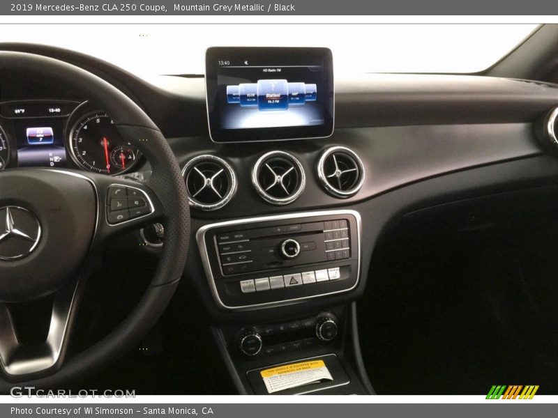 Mountain Grey Metallic / Black 2019 Mercedes-Benz CLA 250 Coupe