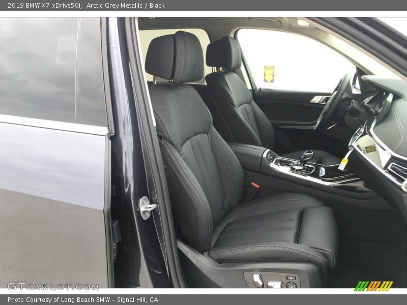 Arctic Grey Metallic / Black 2019 BMW X7 xDrive50i