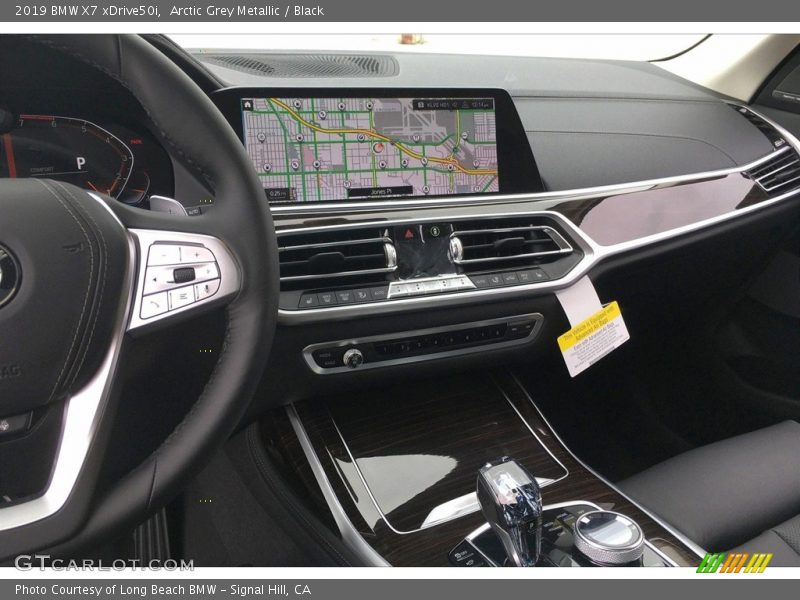 Arctic Grey Metallic / Black 2019 BMW X7 xDrive50i