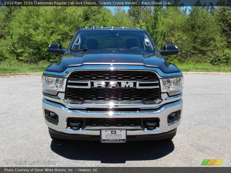 Granite Crystal Metallic / Black/Diesel Gray 2019 Ram 3500 Tradesman Regular Cab 4x4 Chassis