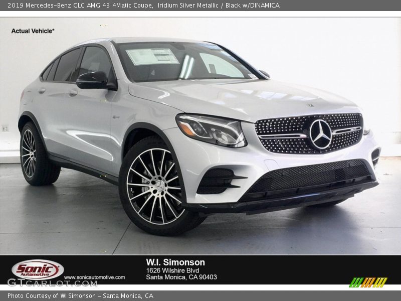 Iridium Silver Metallic / Black w/DINAMICA 2019 Mercedes-Benz GLC AMG 43 4Matic Coupe