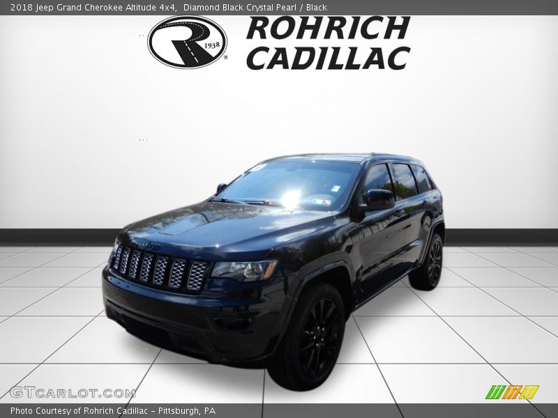 Diamond Black Crystal Pearl / Black 2018 Jeep Grand Cherokee Altitude 4x4