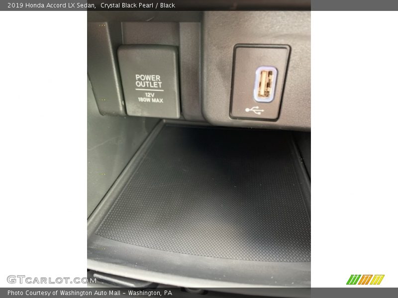Crystal Black Pearl / Black 2019 Honda Accord LX Sedan