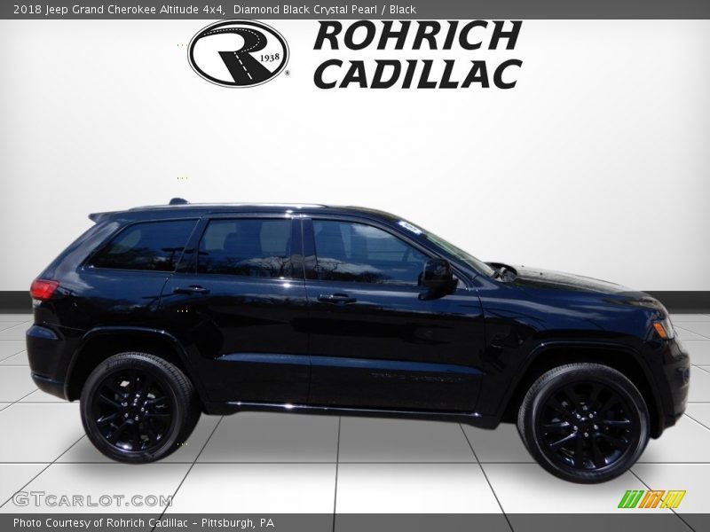 Diamond Black Crystal Pearl / Black 2018 Jeep Grand Cherokee Altitude 4x4