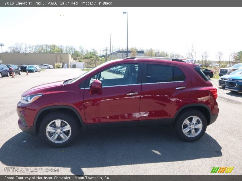 Cajun Red Tintcoat / Jet Black 2019 Chevrolet Trax LT AWD