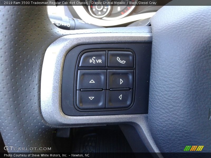  2019 3500 Tradesman Regular Cab 4x4 Chassis Steering Wheel