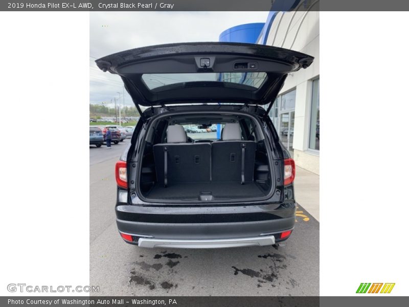 Crystal Black Pearl / Gray 2019 Honda Pilot EX-L AWD