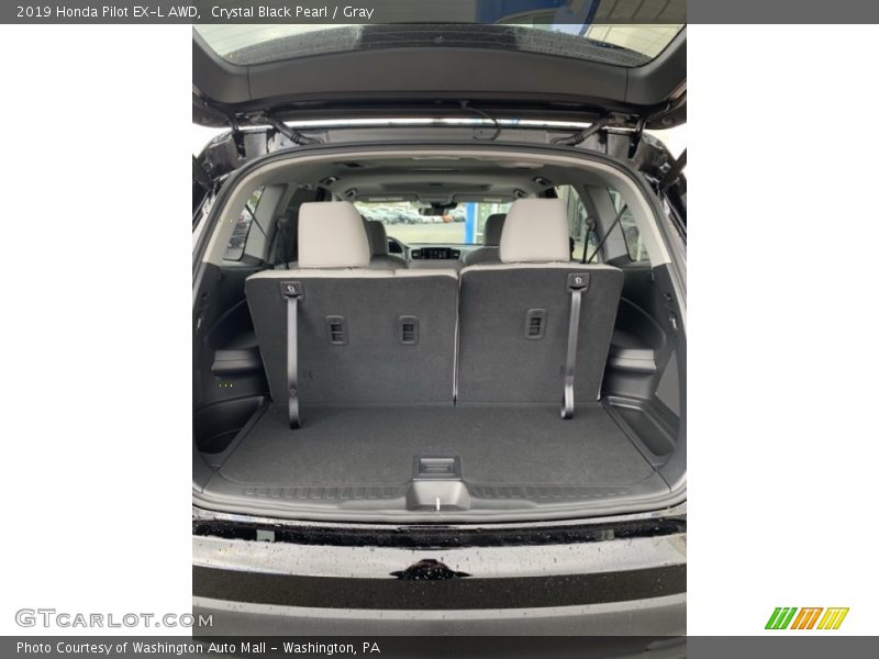 Crystal Black Pearl / Gray 2019 Honda Pilot EX-L AWD