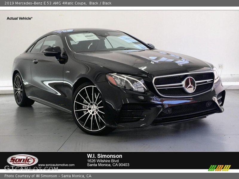 Black / Black 2019 Mercedes-Benz E 53 AMG 4Matic Coupe