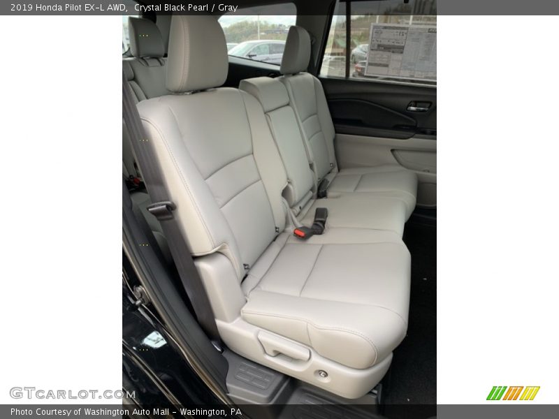 Crystal Black Pearl / Gray 2019 Honda Pilot EX-L AWD