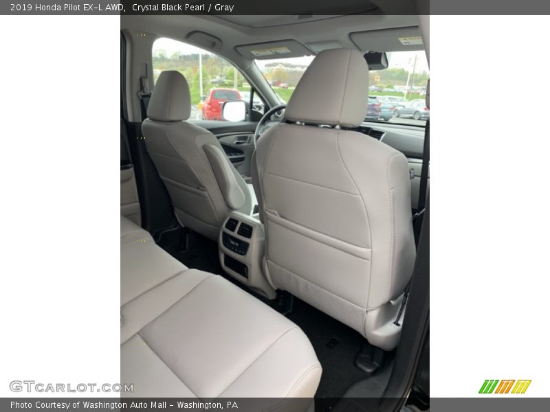 Crystal Black Pearl / Gray 2019 Honda Pilot EX-L AWD