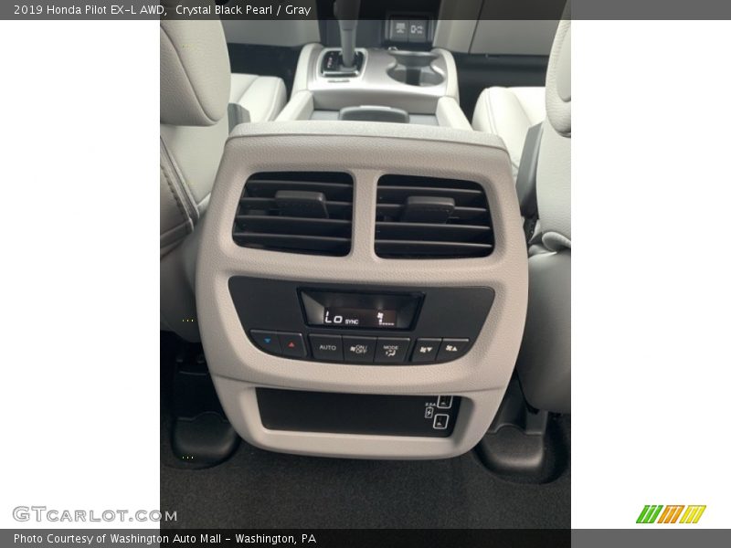 Crystal Black Pearl / Gray 2019 Honda Pilot EX-L AWD