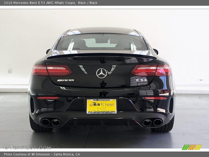 Black / Black 2019 Mercedes-Benz E 53 AMG 4Matic Coupe