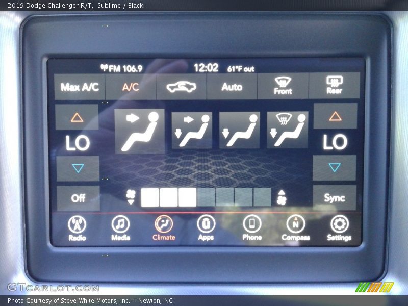 Controls of 2019 Challenger R/T