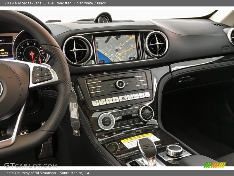 Polar White / Black 2019 Mercedes-Benz SL 450 Roadster