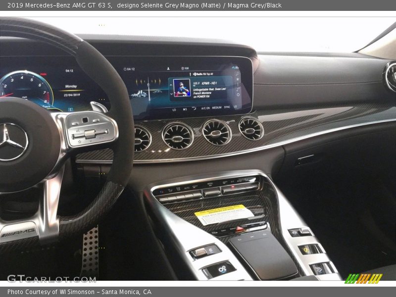 Dashboard of 2019 AMG GT 63 S