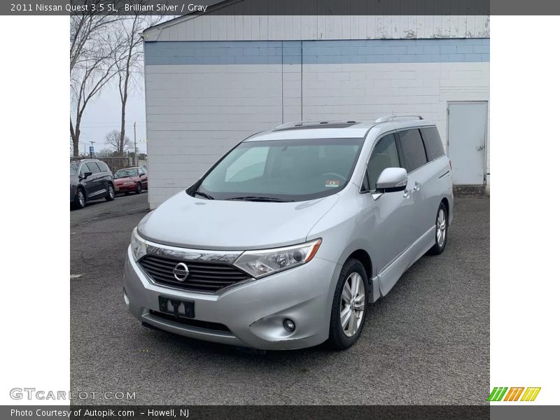 Brilliant Silver / Gray 2011 Nissan Quest 3.5 SL