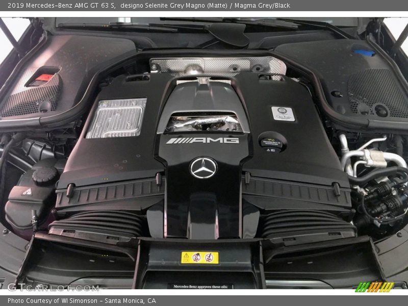  2019 AMG GT 63 S Engine - 4.0 AMG Twin-Turbocharged DOHC 32-Valve VVT V8