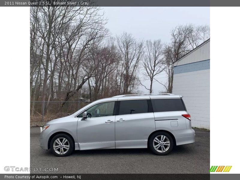 Brilliant Silver / Gray 2011 Nissan Quest 3.5 SL