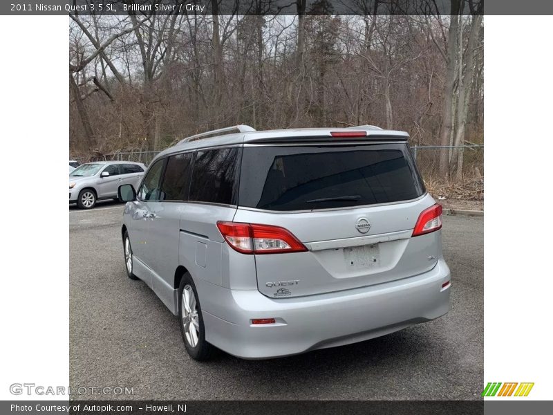 Brilliant Silver / Gray 2011 Nissan Quest 3.5 SL
